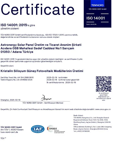 TÜV NORD - ISO 14001